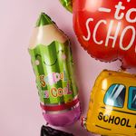 Шар (29''/74 см) Фигура, Школьный карандаш, Зеленый, 1 шт.