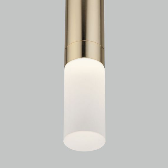 Подвесной светодиодный светильник Eurosvet Axel 50210/1 LED золото