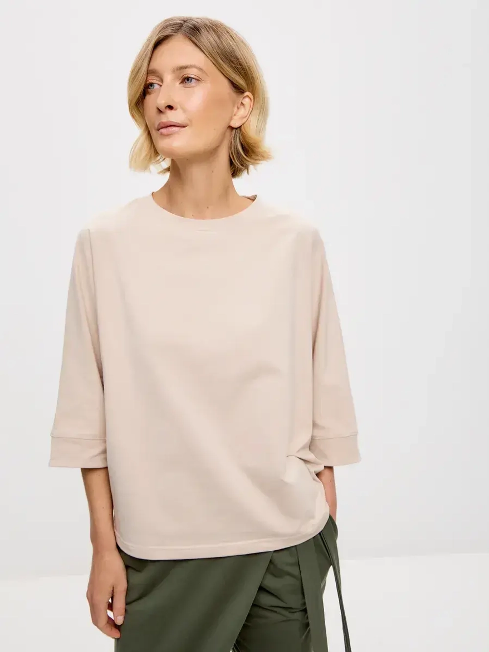 Футболка оверсайз большие размеры летучая мышь