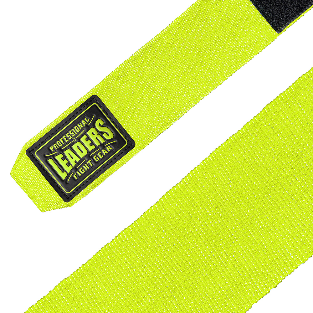 Бинты боксерские Leaders PRO салатовые 3.5 м.