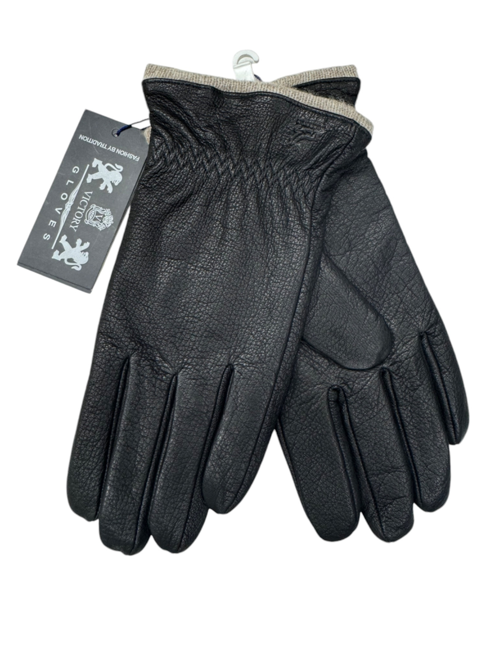 Перчатки. Мужские. Материал верха: Кожа оленя. Подклад: Трикотаж-шерсть. 5 шт в упаковке.