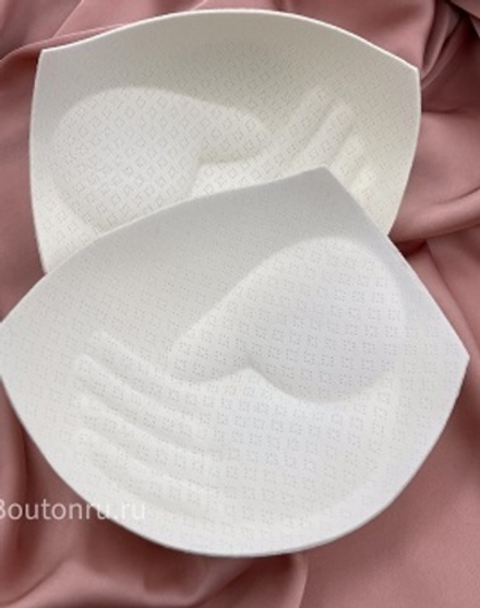 Чашки для бюстгальтера белые пуш-ап "Ладошки"