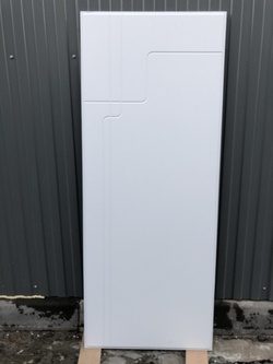 Входная металлическая дверь Рекс 24 Силк Титан / ФЛ-246 Силк сноу (белый матовый, без текстуры)
