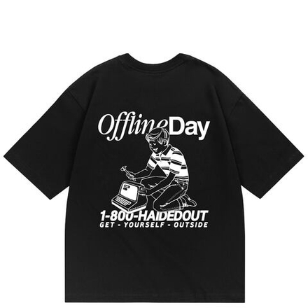 Футболка HAIDED OFFLINE DAY Черный