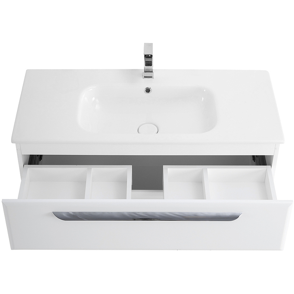 Тумба под раковину Cezares Eco-Cer 100 ECO-CER-1000-2C-SO-BL подвесная Bianco Lucido
