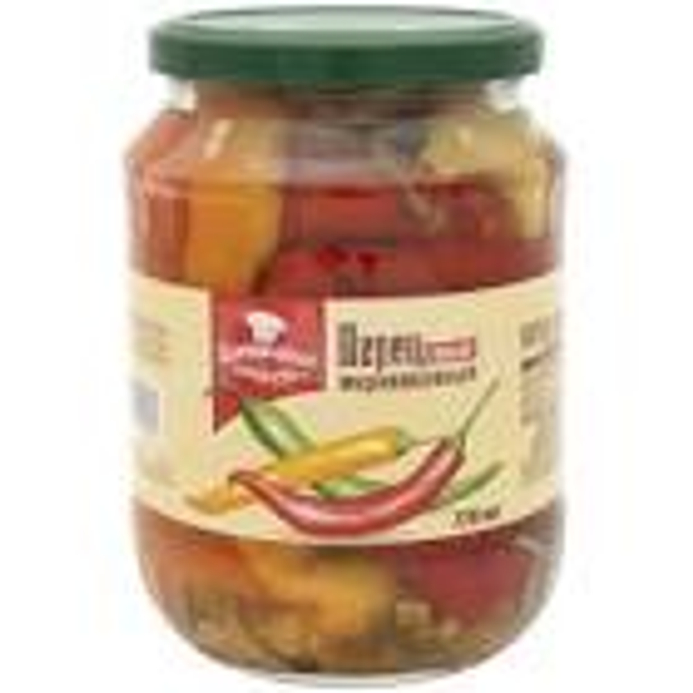 Перец горький маринованный ТМ Домашние секреты ст/б 720 гр 1/8