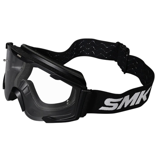 Очки кроссовые SMK TERRAIN, цвет черный, с прозрачной линзой