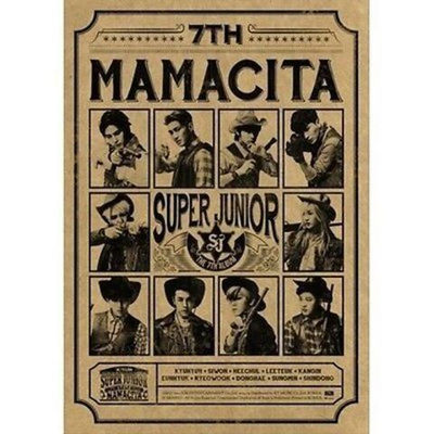 Альбом SUPER JUNIOR - MAMACITA 7th Album B Version