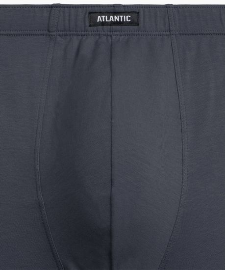 Трусы мужские боксеры (5шт), Atlantic 5SMH-002, хлопок, светло-голубой + графитовый + черный + светлый хаки + индиго