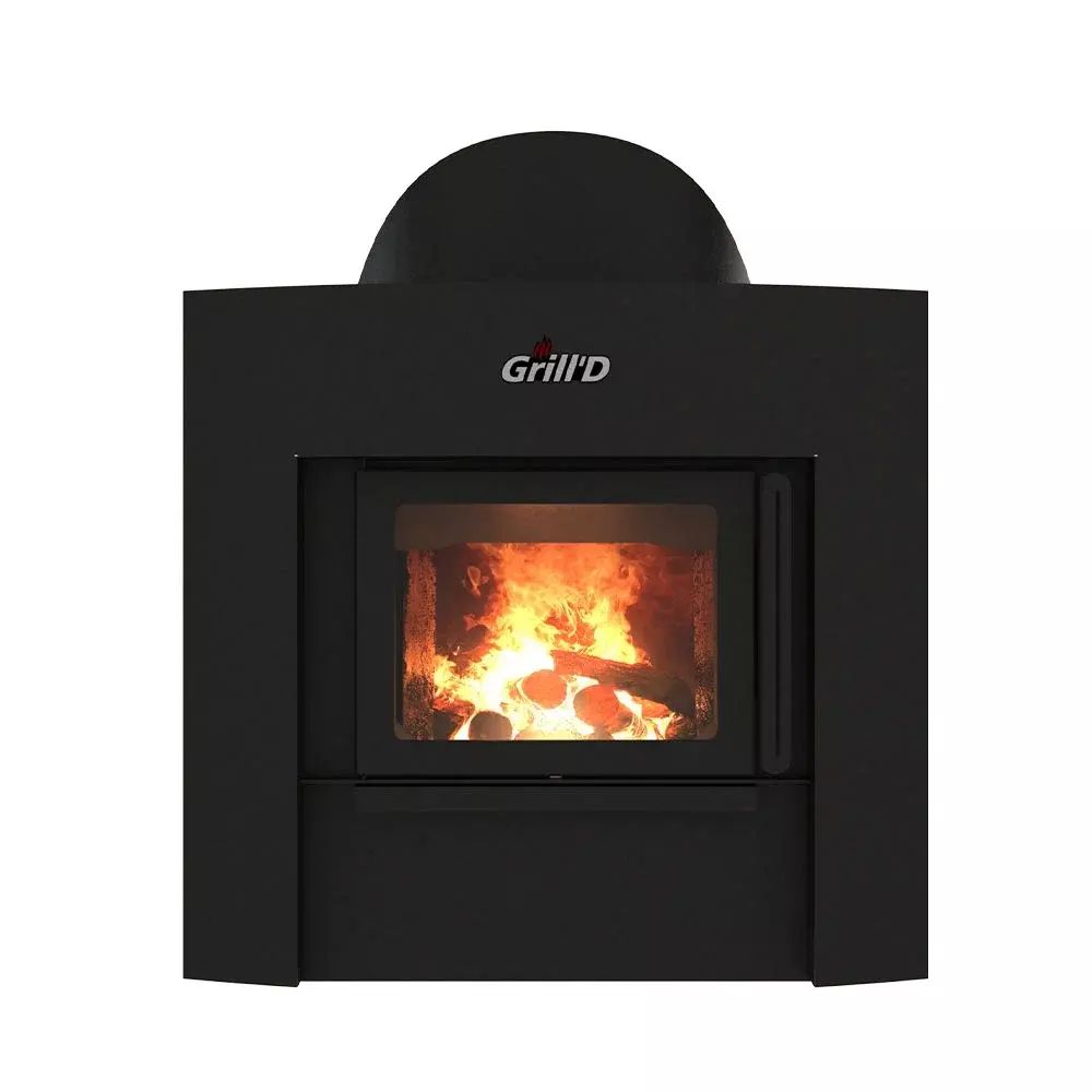 Дровяная банная печь Grill'D Aurora 180 Window (дверца со стеклом)