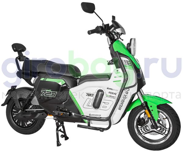 Электроскутер WENBOX U7 1500W (60V/45Ah) - Зеленый фото №3