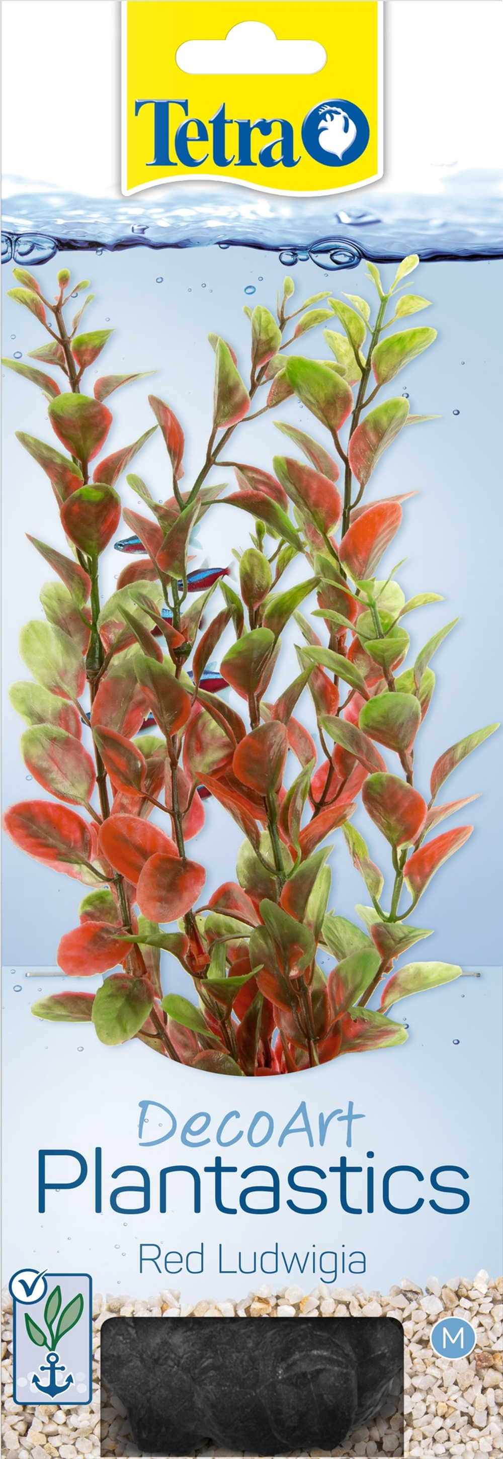 TETRA DecoArt Plant Растение пластиковое Red Ludwigia (Красная людвигия)