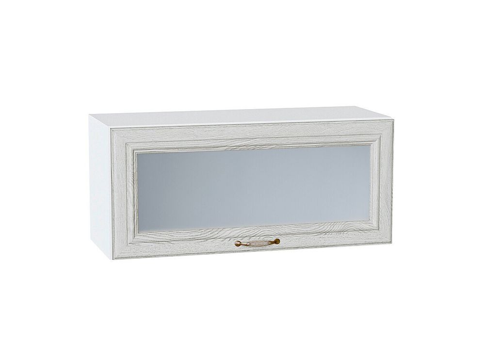 Шкаф верхний горизонтальный остекленный Шале