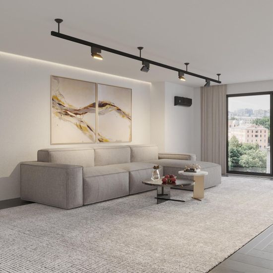 135251 SHINO NT24 133 черный Крепление потолочное для низковольтного шинопровода арт.135090-135093 IP20 FLUM