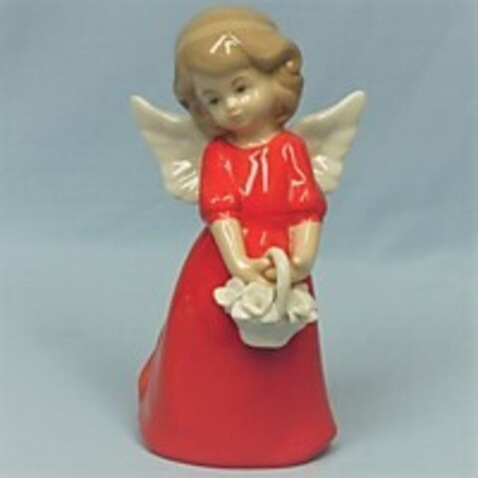 Ангел с корзиной цветов GE6-125