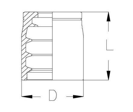 Муфта DN 10 1SN/2SC TIEFFE