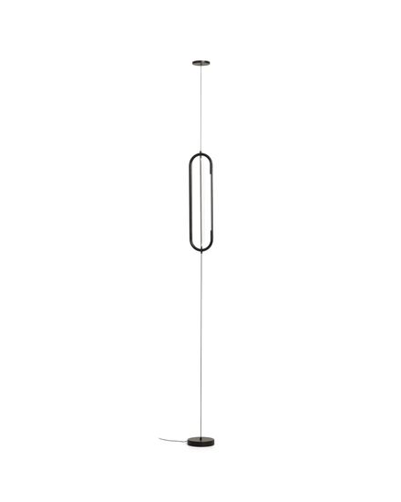 Потолочный светильник Bow из черного алюминия, Ø 16 см