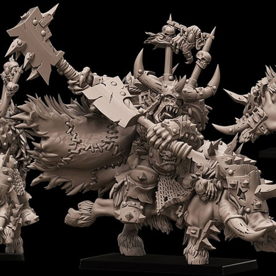 Orc Warboss on Warboar