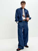 Джинсы унисекс из синего денима