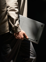 Клейкая подставка под ноутбук "MOFT Airflow Laptop Stand" l Здоровая осанка l Толщина 5 мм l Оранжевая