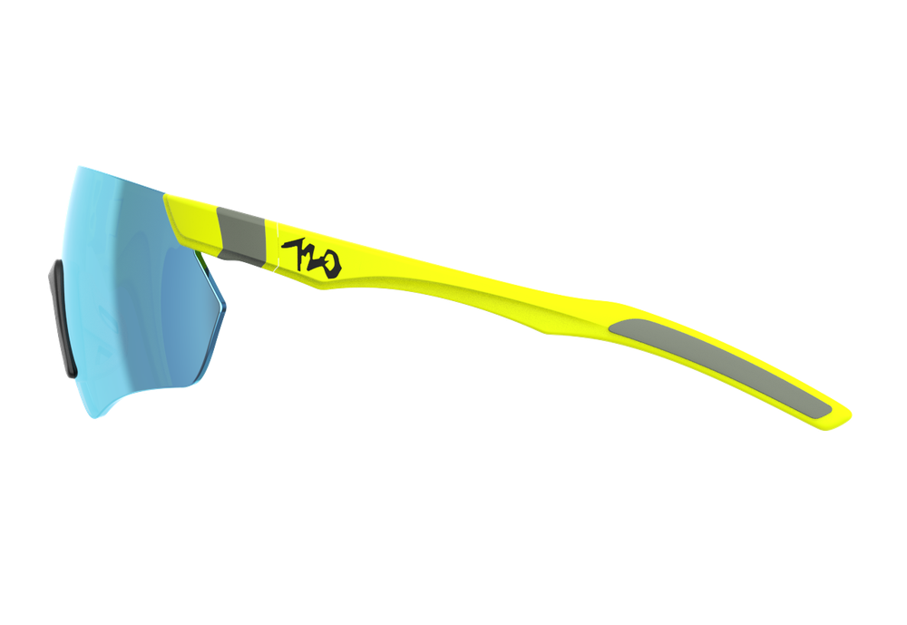 Спортивные очки 720armour Elfo / Matte Neon Lime Green / HC Brown Lake Blue Lens