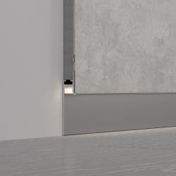 Профиль PLINTUS-FANTOM-H35-2000 ANOD (Arlight, Алюминий) 048687