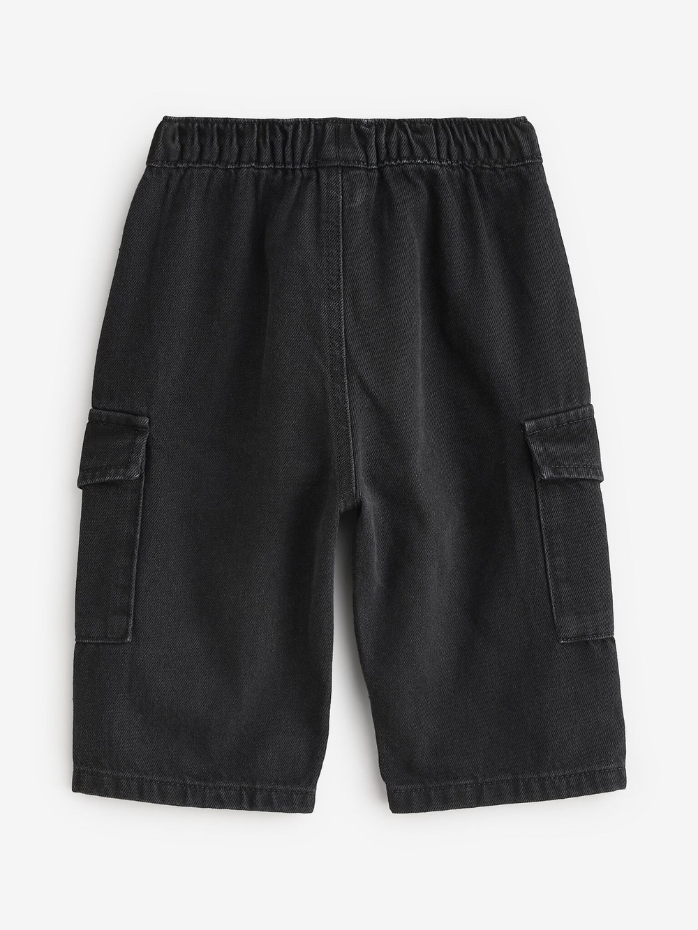 Джинсы карго широкие для мальчика Next E45-338, Черный