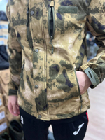 Куртка тактическая softshell мох