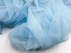 Бюстовая неэластичная сетка, Lauma, небесно-голубой, (BSM-051)