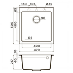 Кухонная мойка Omoikiri Bosen 47-ES