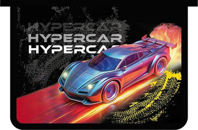 Папка д/тетрадей А4 пластиковая, молния сверху "На пределе скорости 2025" (Пчелка)