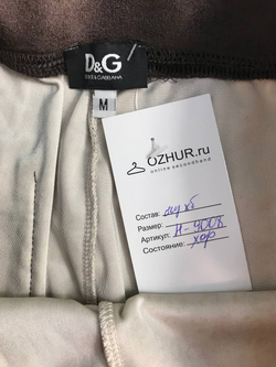 Брюки D&G пестрые, маркировка М, визуально на 46 размер