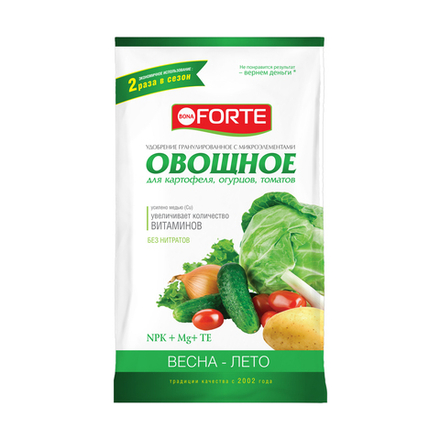 Удобрение гранулированное Bona Forte Овощное, 1 кг