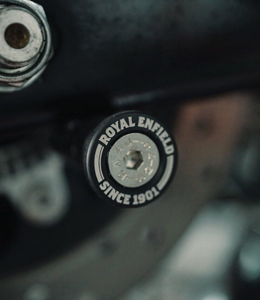 Комплект слайдеров для подката задней оси Royal Enfield, черного цвета, арт. 1990415