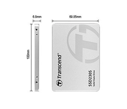 Внутренний твердотельный накопитель SSD-диск 4.0Tb Transcend SSD230S TS4TSSD230S (2.5" , SATA3, up to 560/520Mbs, 3D NAND, DRAM, 2240TBW, 7mm)