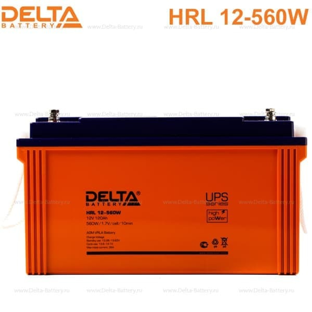 Аккумуляторная батарея Delta HRL 12-560W (12V / 120Ah)