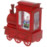 Сувенир с подсветкой «Паровозик новогодний» 16*6.5*17 см, цвет микс (питание от USB и батареек)