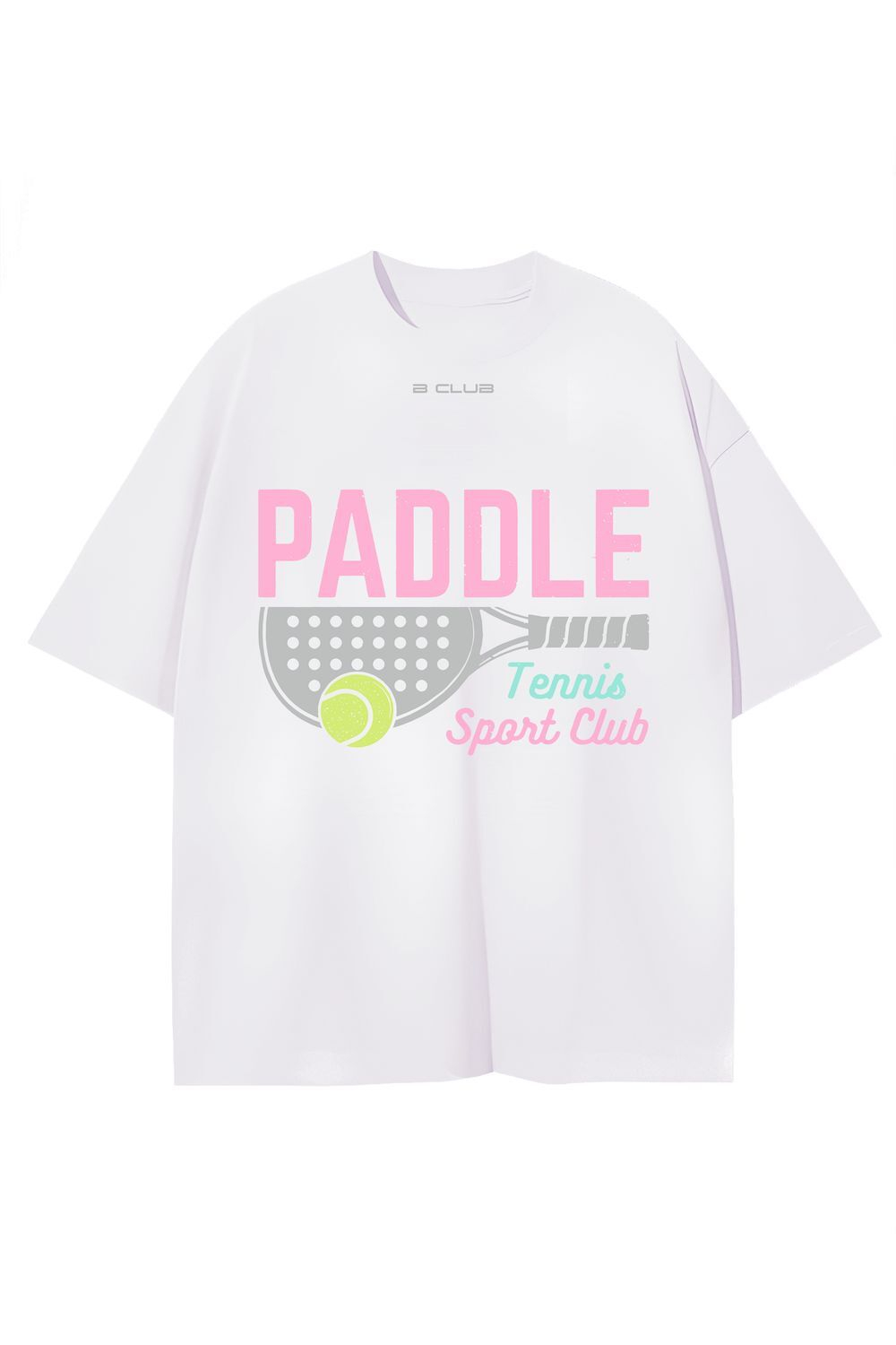 “Paddle tennis” Футболка унисекс свободного кроя