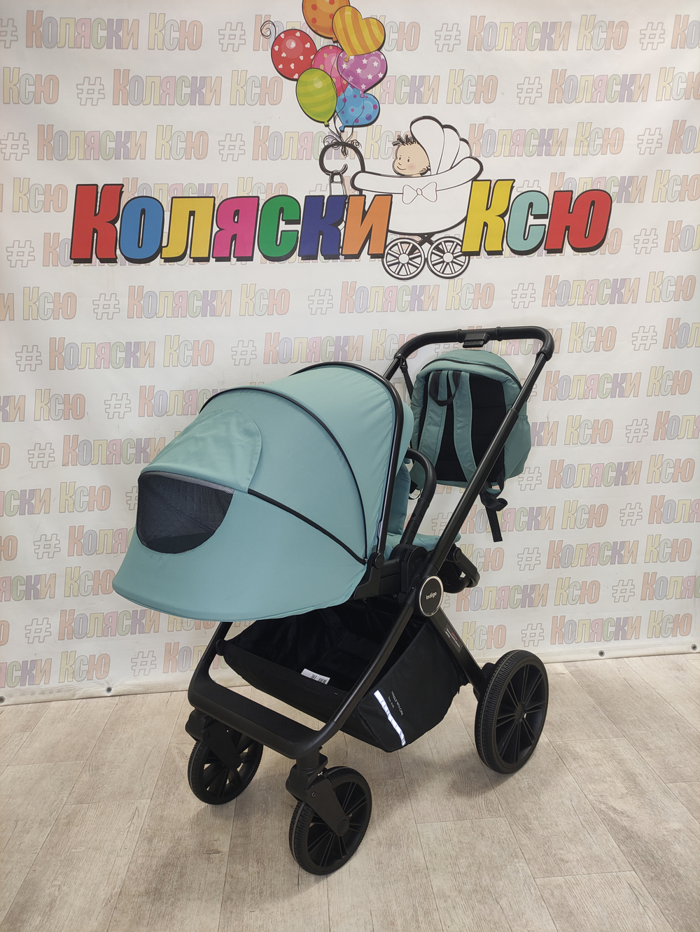 Коляска модульная 3в1 Indigo Sting зеленый