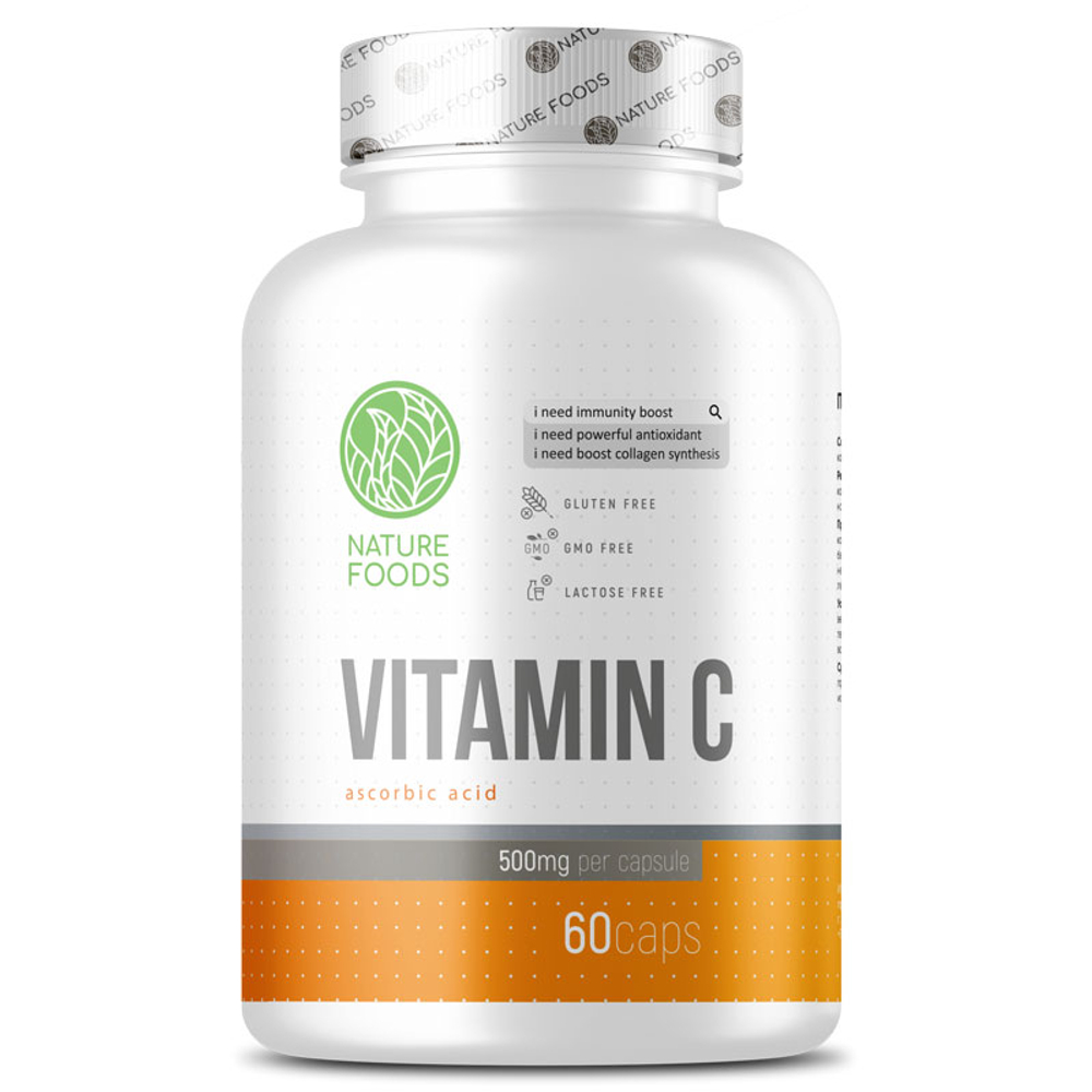 Nature Foods Vitamin C (60 капс.)