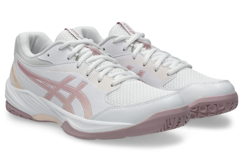 Женские кроссовки для бадминтона/сквоша Asics Gel-Task 4 - white/morganite