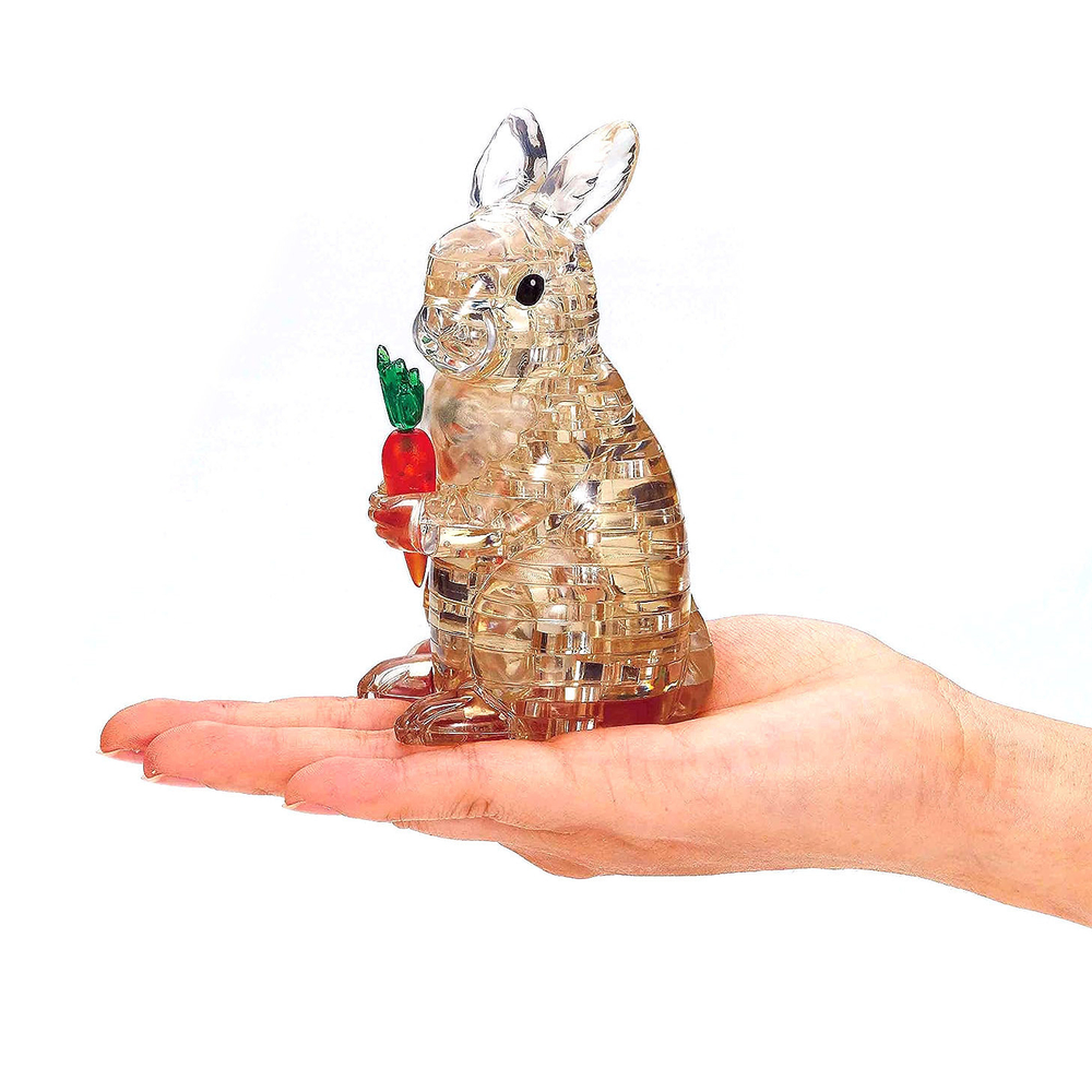 Кролик с морковкой, 3D-головоломка