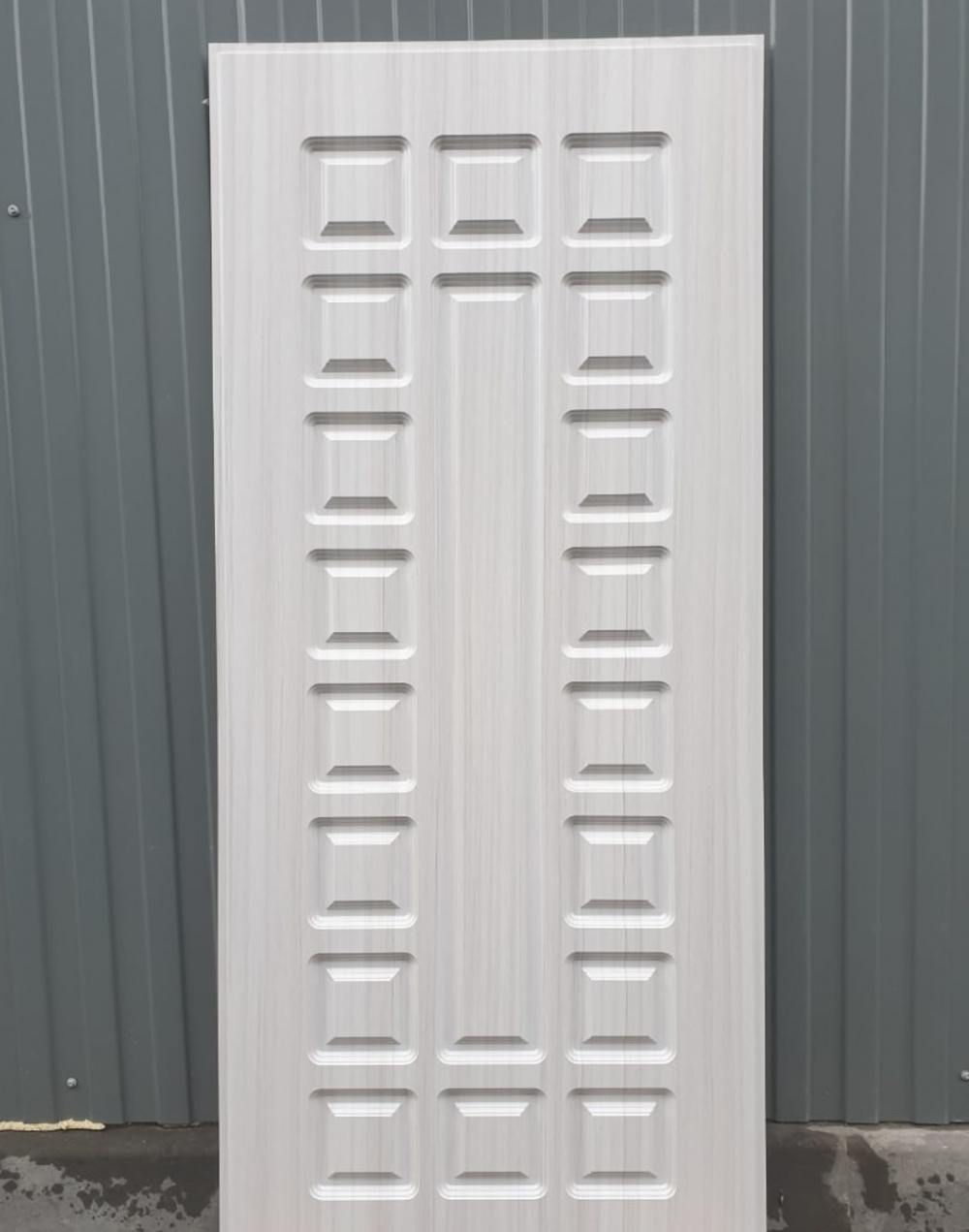Входная металлическая дверь RеX (РЕКС) 11 Антик серебро / ФЛ-183 Сандал белый