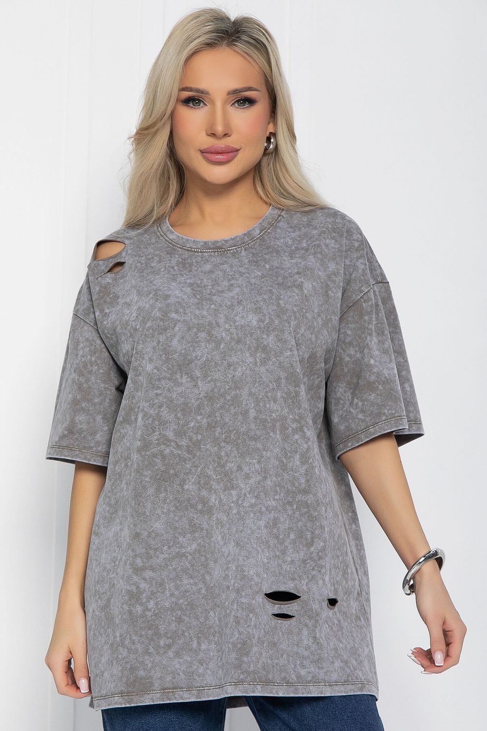 Футболка Микель (серая) Б12599-20 LT Collection