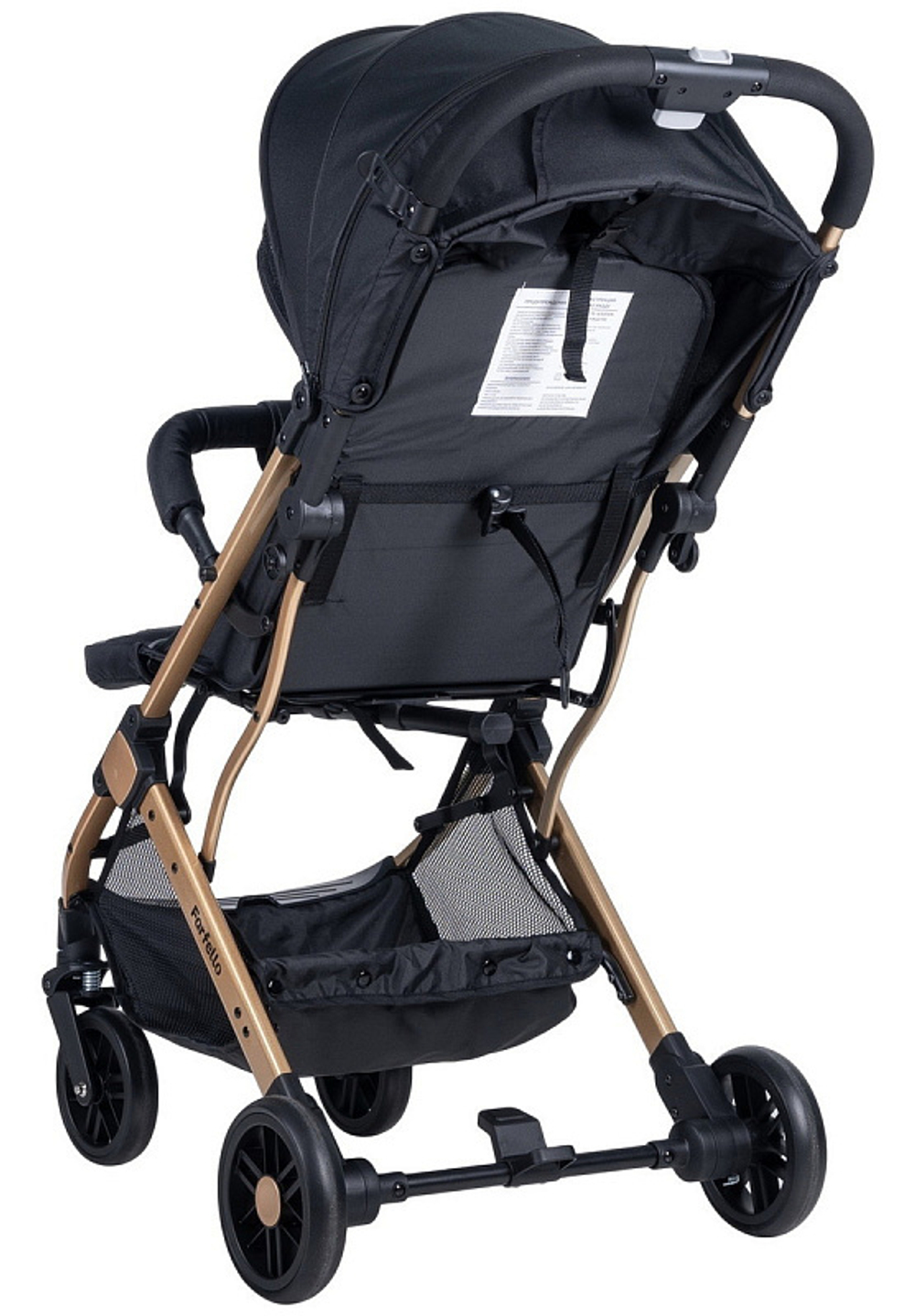 Коляска прогулочная Farfello Comfy Go, золотой черный (Golden black) Артикул: CG-99