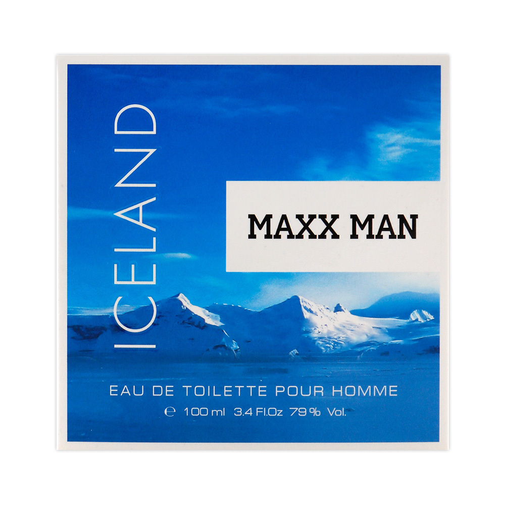 Вода туалетная MАXX Man Iceland (МАКС-Мен Айслэнд) - 100ml for men
