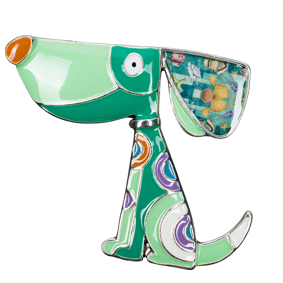 Брошь Shadore Собака XZ2291.20 G/S