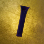 Синий аккумуляторный вибромассажер 11,7см для стимуляции клитора Sose Care CA00103