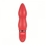 Красный анальный вибратор COLT Rider - 14 см.