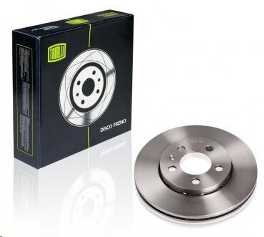 Диск тормозной передний Skoda Fabia I-III Rapid Volkswagen Polo (256x22) (TRIALLI)